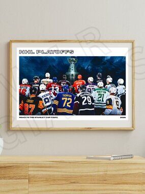 NHL Playoff (road to the Stanley Cup Final) 11x17 Art Print